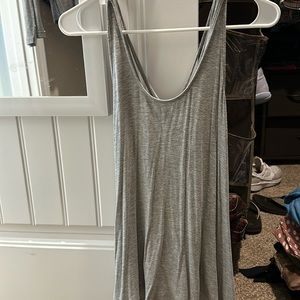 Grey top with cute back detail